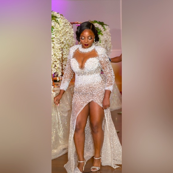 Dresses | Pearl Diamond Wedding Reception Dress | Poshmark